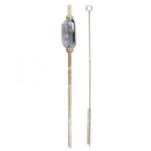 Fluorite Stainless Steel Straw