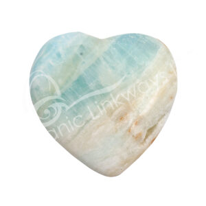 Polished Caribbean Calcite Heart