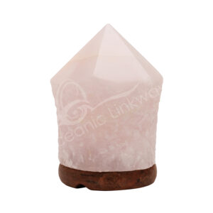 Pink Calcite Top Polished Point Lamp No Cord
