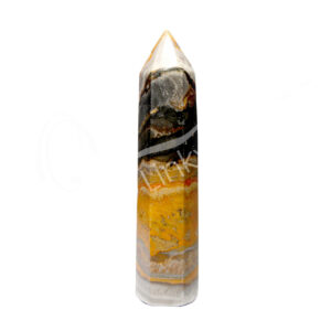 Polished Bumble Bee Six Sides Obelisk