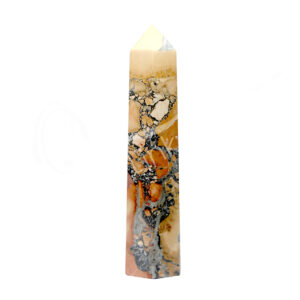 Polished Maligano Jasper Six Sides Obelisk