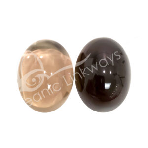 (CLOSE OUT) CABOCHON - SMOKY QUARTZ 1.5" x 1"
