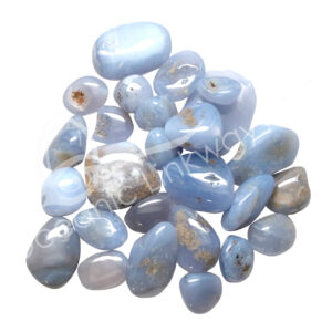 Blue Chalcedony Pebbles 20-50 mm