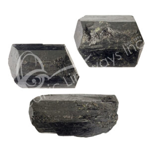 (CLOSE OUT) ROUGH - TOURMALINE, BLACK 2-3"