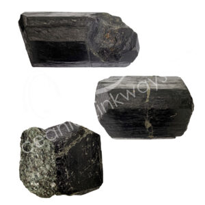 (CLOSE OUT) ROUGH - TOURMALINE, BLACK 2-4"