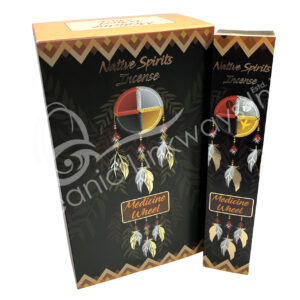Musk Incense Sticks Medicine Wheel made by Goloka pack of 12