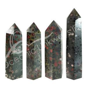 (CLOSE OUT) OBELISK - JASPER, PLUMITE 2.5-4"