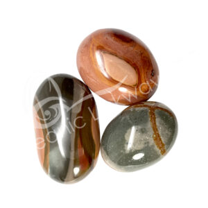 Polished Polychrome Jasper Pebbles