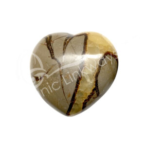 Polished Septarian Jasper Heart