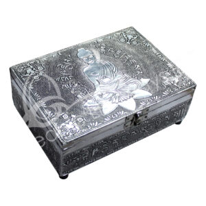 BOX - METAL MEDICINE BUDDHA 5 X 7"