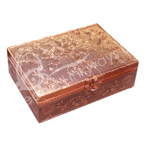 BOX - METAL TREE OF LIFE COPPER PLATED 5 X 7"