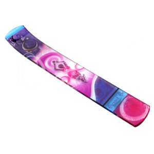 Goddess Printed Glass Incense Holder