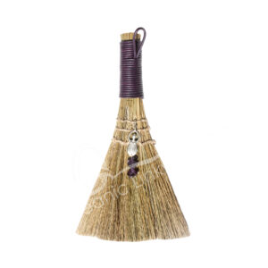 Purple Witch's Broom Goddess with Amethyst Chips Stones