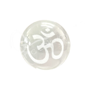 Clear Glass with OM Sphere