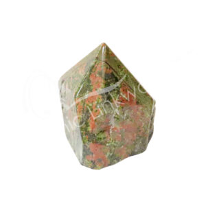 POINT - UNAKITE TOP POLISHED 2-3"