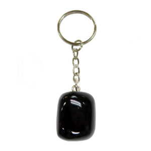 Larimar Tumbled Stone Keychain