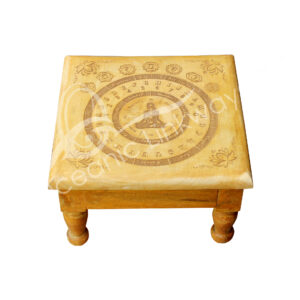 Wood Pendulum Board with Drawer Altar Table