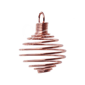 Copper Plated Cage Spring Pendant (Pack of 24)