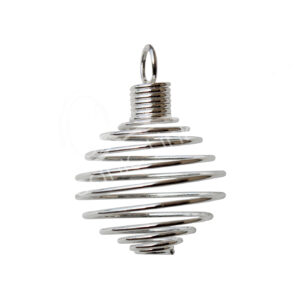Silver Plated Cage Spring Pendant (Pack of 24)