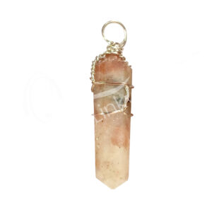Sunstone Wire Wrap Pendant