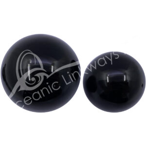 Polished Smooth Black Obsidian Sphere