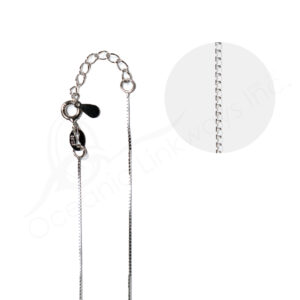 STERLING SILVER - CHAIN BOX 20"L