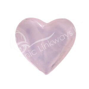 Pink Calcite Heart Plate