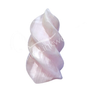 Pink Calcite Flame Shape