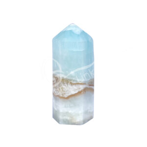 Polished Caribbean Calcite Obelisk 4 Sides