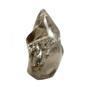 Polished Smoky Quartz Flame Shape