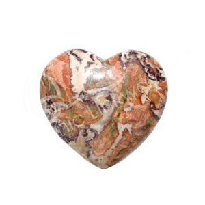 Polished Picasso Jasper Heart
