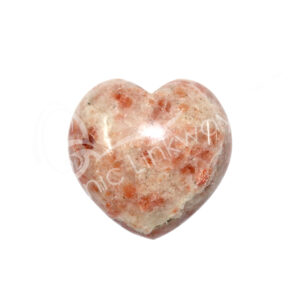 Polished Sunstone Heart