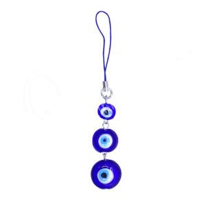 EVIL EYE HANGING - GLASS FOR PROTECTION 4.5"L