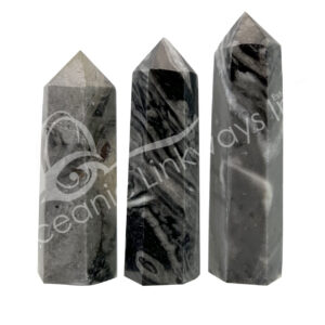 Polished Picasso Jasper Six Sides Obelisk