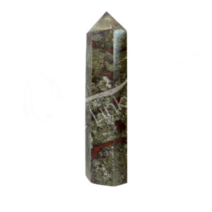 Polished Dragonblood Jasper Six Sides Obelisk