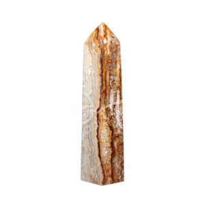 Polished Desert Jasper Six Sides Obelisk