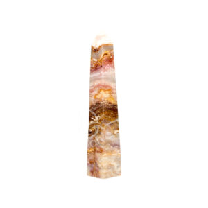 Polished Desert Jasper Six Sides Obelisk