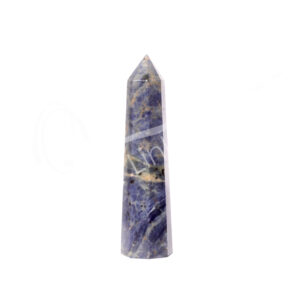 Polished Sodalite 6 Sides Obelisk