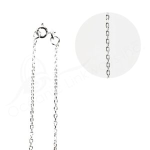 STERLING SILVER - CHAIN LIGHT 16"L