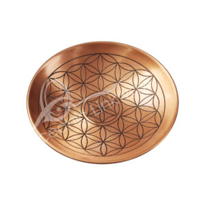 Copper Flower of Life Plate