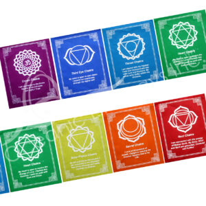 (CLOSE OUT) PRAYER FLAG - COTTON CHAKRA 72.75"L