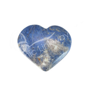 Polished Dumortierite Heart