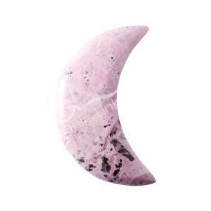 Polished Rhodonite Moon