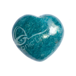 Polished Blue and Green Kyanite Heart