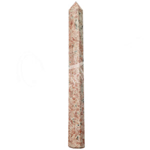 Polished Sunstone 6 Sides Obelisk