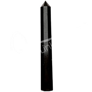 Black Tourmaline 6 Polished Sides Obelisk