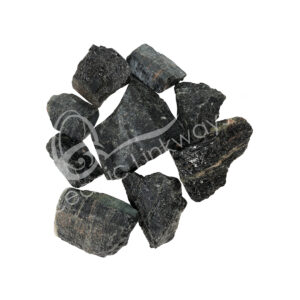 Rough Solid Hexagonal Black Schorl Tourmaline