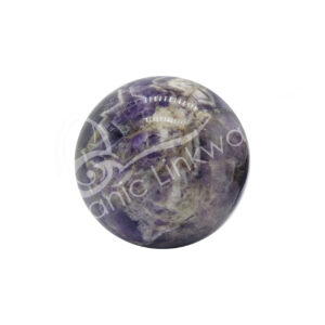 Polished Chevron Amethyst Sphere