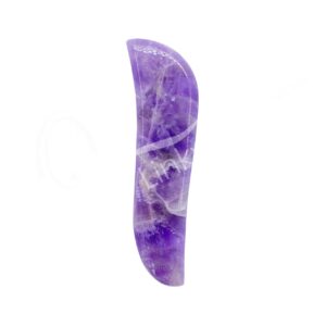 Chevron Amethyst Gua Sha Facial Massager
