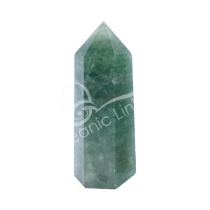 Green Strawberry Quartz 6 Polished Sides Obelisk